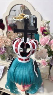 【铸梦】海贼王佩罗娜COS皇冠发饰腰带（付款后5-7天发货）