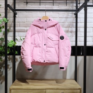 BOCASSIS2026冬季新款时尚粉色宽松短款羽绒服女B5129777专柜