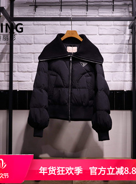 YSING衣香丽影2025冬季新款针织方领羽绒服YYR12309201专柜正品
