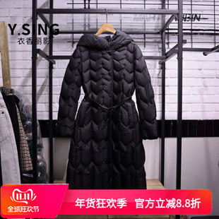 YSING衣香丽影专柜正品2025冬季新款高腰修身羽绒服YYR52310235