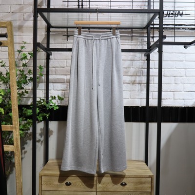 MRER莫乂义 春季新款松紧抽绳显瘦百搭直筒裤R5C71624专柜正品