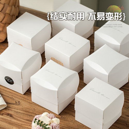 ins风迷你切块蛋糕包装盒打包盒