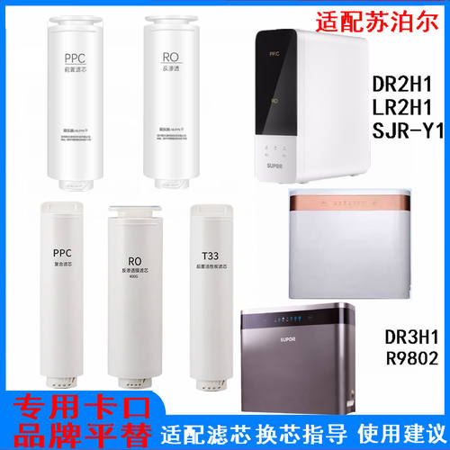 适配苏泊尔SJR-I27/UR100净水器SJR-Y1/DR2H1滤芯PP/C RO反渗透膜