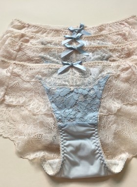 韩国EBLIN超美透气镂空蕾丝诱惑短裤性感无痕女士内裤女士平角裤