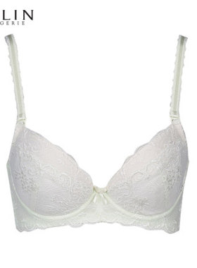 EBLIN时尚蝴蝶结女士文胸蕾丝杯面透气舒适性感文胸ECBR623F51