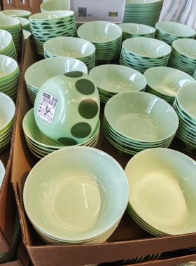 正品IKEA宜家家居代购奥夫塔汤碗深饭碗盘子家用餐具套装碗盘蝶盘