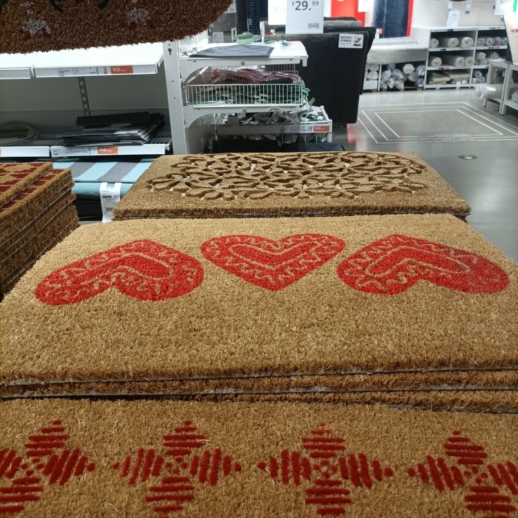 正品IKEA/宜家代购新品汉布罗门垫椰棕防滑入户门垫40*60厘米地垫,居家布艺,入户地垫,淘宝优惠券,粉丝福利购,淘宝优惠卷