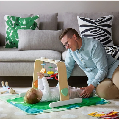 现货正品IKEA宜家国内代购雷卡婴儿游戏架智力游戏架锻炼交手婴幼