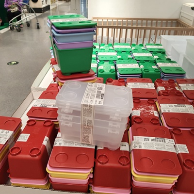 IKEA宜家家居国内代购格利思附盖储物盒收纳整理家居储物盒收纳整