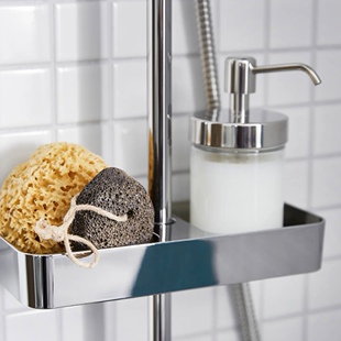 IKEA宜家 布鲁格隆德 淋浴收纳架沐浴收纳盒洗面奶沐浴露肥皂置物