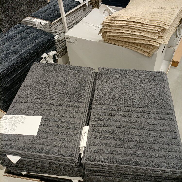 特价ikea正品宜家居维纳法浴室地垫门垫防滑垫40*60厘米地毯包邮