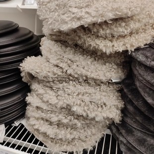 厘米毛毛跪地垫保暖坐垫仿羊毛垫 玛东利亚椅子垫 IKEA宜家代购