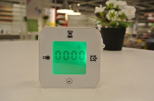 国内代购库克斯 钟/温度计/闹铃/计时器 白色计时器宜家家居钟表