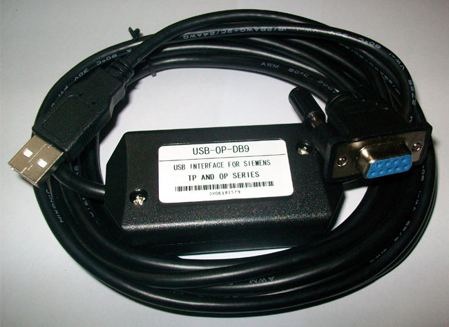 USB-OP-DB9,TP270,OP270,TP170A,TP170B,OP170B,触摸屏编程线9孔