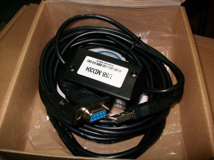 USB-MD204,MD204LV4,MD204LV5,MD204LV6,MD306L文本显示器编程线