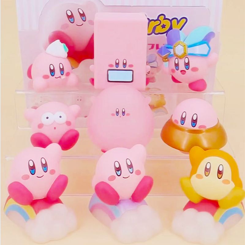 正版万代星之卡比桌面摆件kirby公仔4弹新款mini随机盲盒手办礼物
