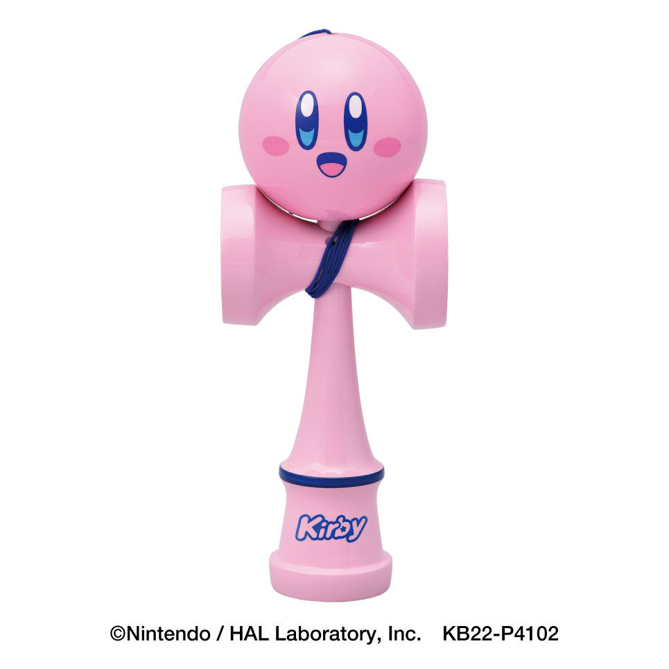 现货正品星之卡比剑玉kirby周边儿童日本剑玉卡比粉色剑球 技巧球