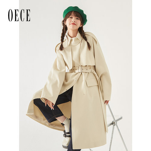 Oece新款设计感风衣外套