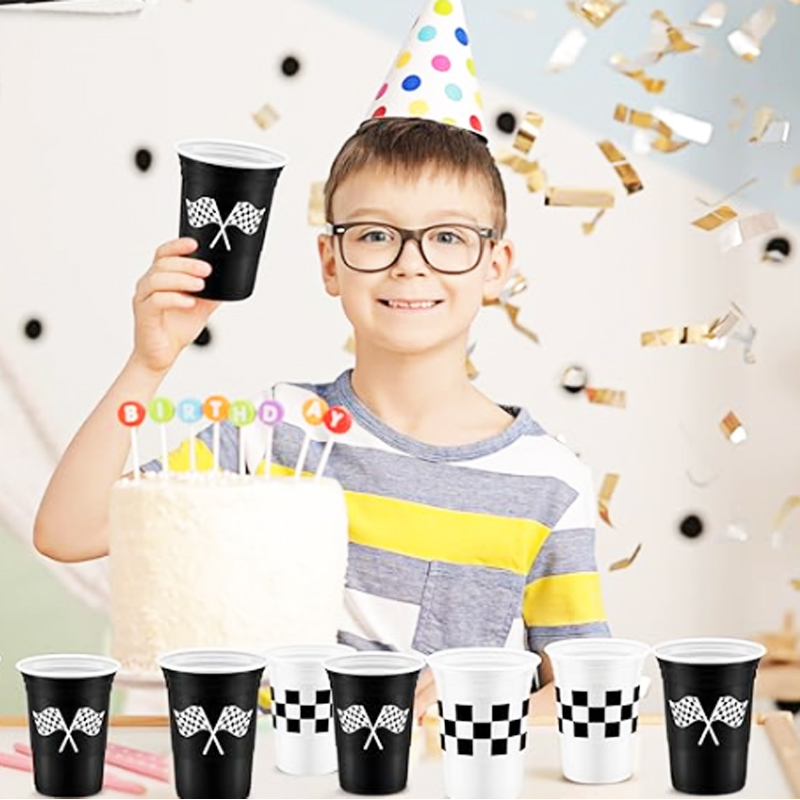 16oz+10只+多款主题logo派对杯