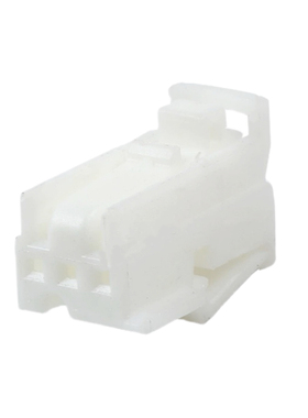 2-929169-1汽车连接器线束改装接插件 3孔3P快接线插头护套 白色