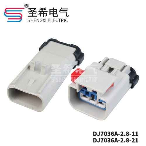 国产54200309 54200313曲轴位置传感器插头DJ7036A-2.8-11/21 3孔