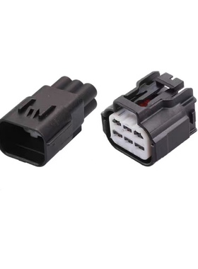 6P6线6189-7535黑色6189-7534适用于汽车雾灯插头DJ7068Y-2-11/21