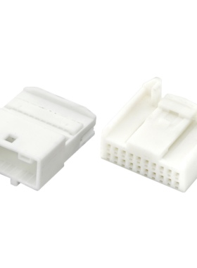 DJ7201S-0.7-11/21适用汽车老款CD机线束插头公母连接器1473807-1