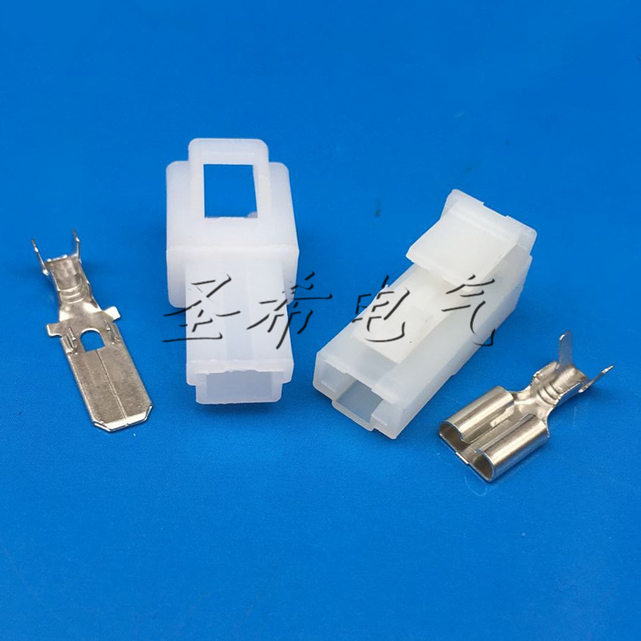 DJ7011A-6.3-11-21-一孔一线胶壳汽车接插件车用连接器护套插座
