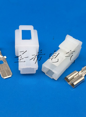 DJ7011A-6.3-11-21-一孔一线胶壳汽车接插件车用连接器护套插座