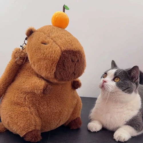 Рюкзак, кукла, ранец, вместительная и большая мультяшная плюшевая сумка через плечо