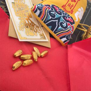 [招财七粒米]7粒米福袋挂饰打麻将葫芦红包手机挂件钥匙扣七厘米