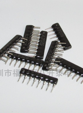 插件排阻 7Pin A472G 2% 7A 4.7K A07-472G 4.7K欧姆 200个/包