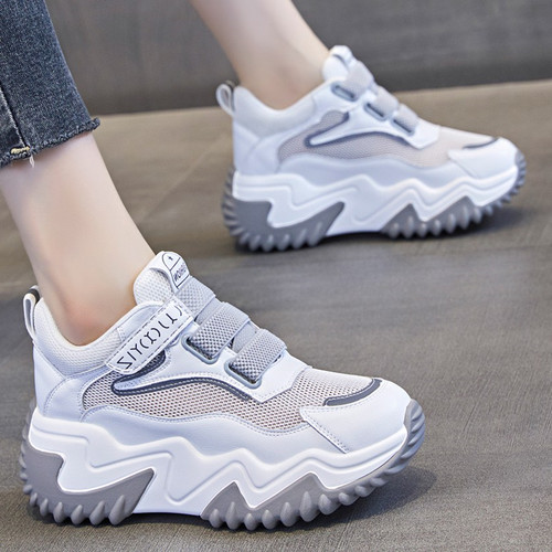 内增高网面透气鞋子显高显瘦