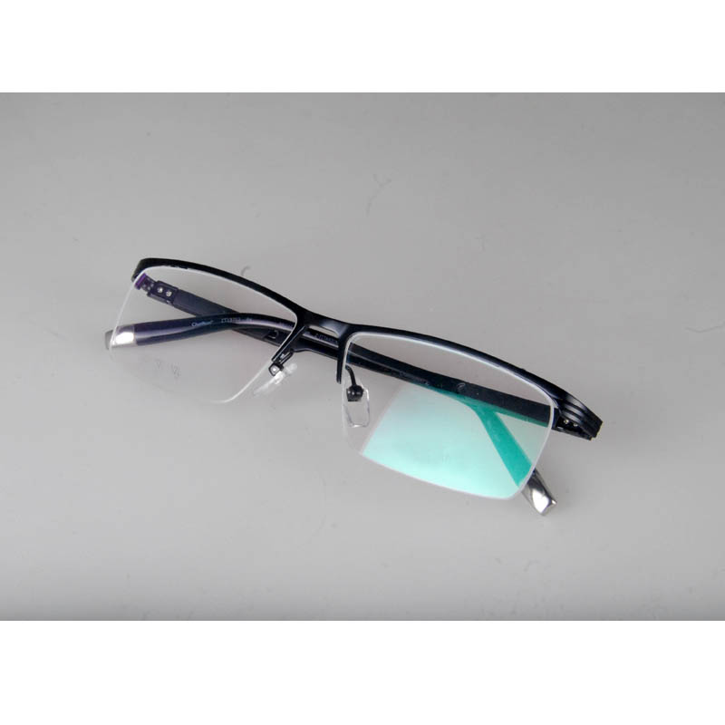 男士半框纯钛商务时尚眼镜框