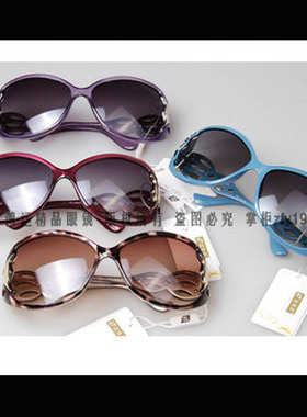 C56120 太阳镜墨镜蛤蟆镜女太阳眼镜可配偏光T-28