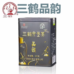 三鹤品韵六堡茶罐装 200g三级2018陈年黑茶叶散茶广西梧州茶厂特产