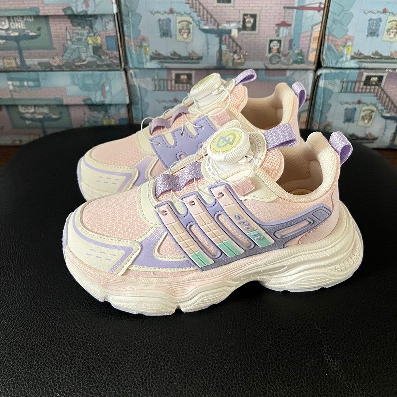 25秋季新款足圣童鞋女童皮面防水运动鞋男童休闲防滑软底机能鞋子