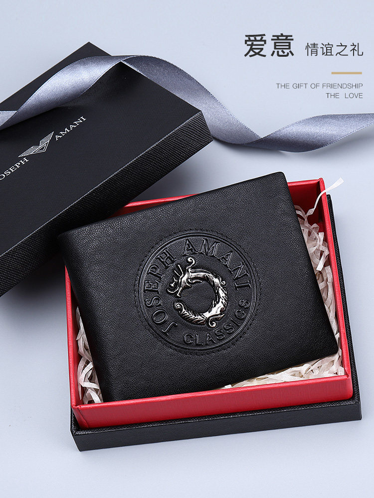 2019新款卓梵 阿玛尼男士钱包男真皮短款钱夹青年横款潮牌皮夹子|msdalam kategori Beg kulit/wanita/beg lelaki, Wallet - dari Buy2taobao.com untuk memberikan perkhidmatan ejen Taobao profesional membeli