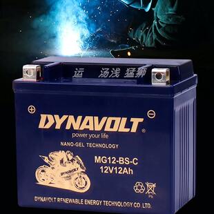 猛狮大冶启典摩托车电瓶胶体AGM蓄电池免维护正品原装配套12V
