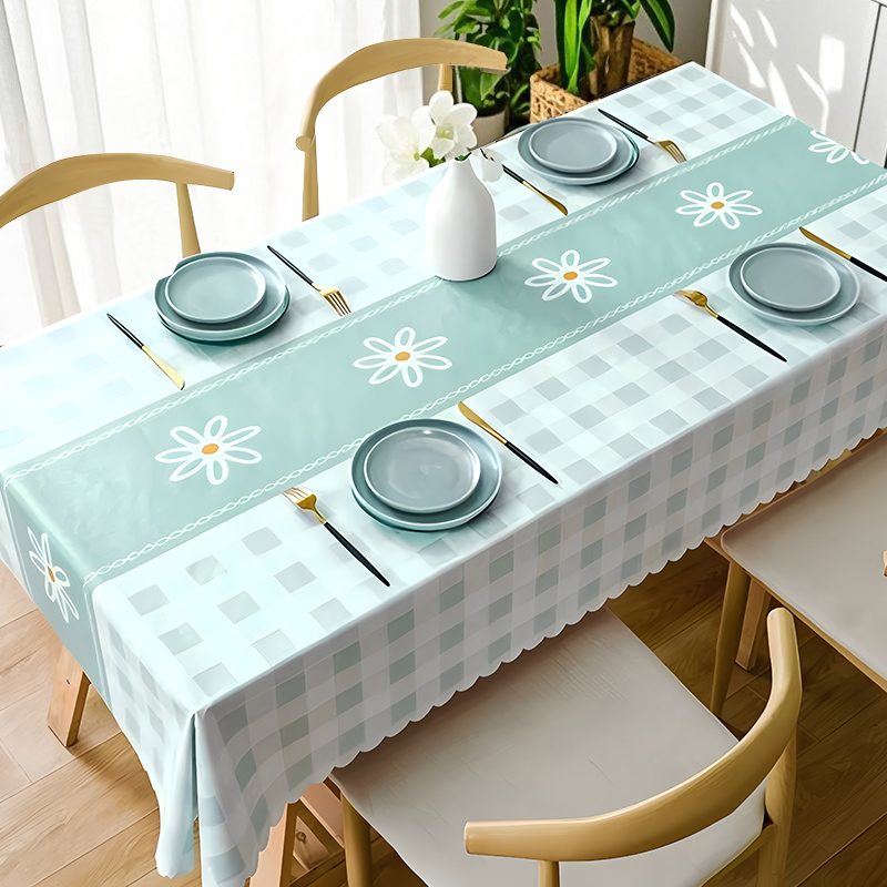 防水防烫桌布高派pvc防油北欧