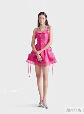 越十年越南小众品牌Dear jose法式高级感温柔风吊带连衣裙