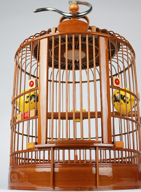 川笼新款高档画眉笼八哥笼直径33 36圆形鸟笼大全