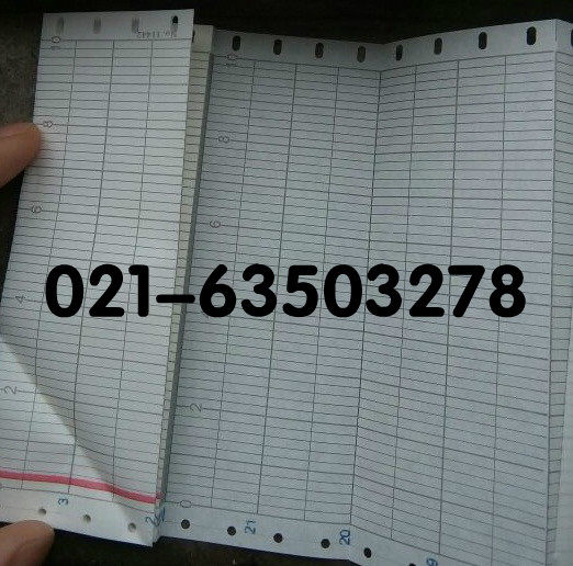 EL折叠式仪表温度记录纸11442 100等分分度 尺寸114*40 0-10