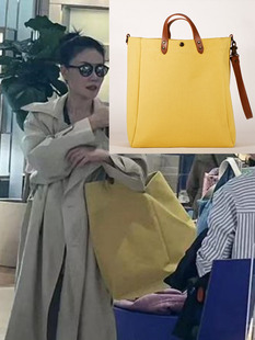 2025新款王菲同款手提帆布单肩手提包tampicobags大容量托特购物