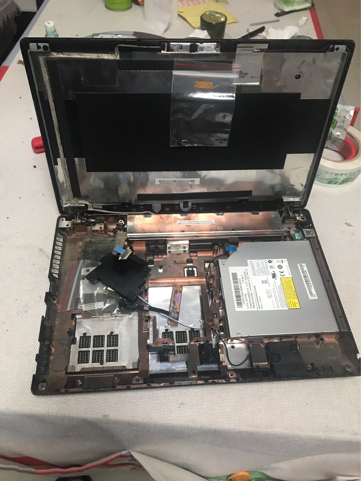 联想lenovo g480 g485喇叭 笔记本内置喇叭内存盖屏轴屏线开关板