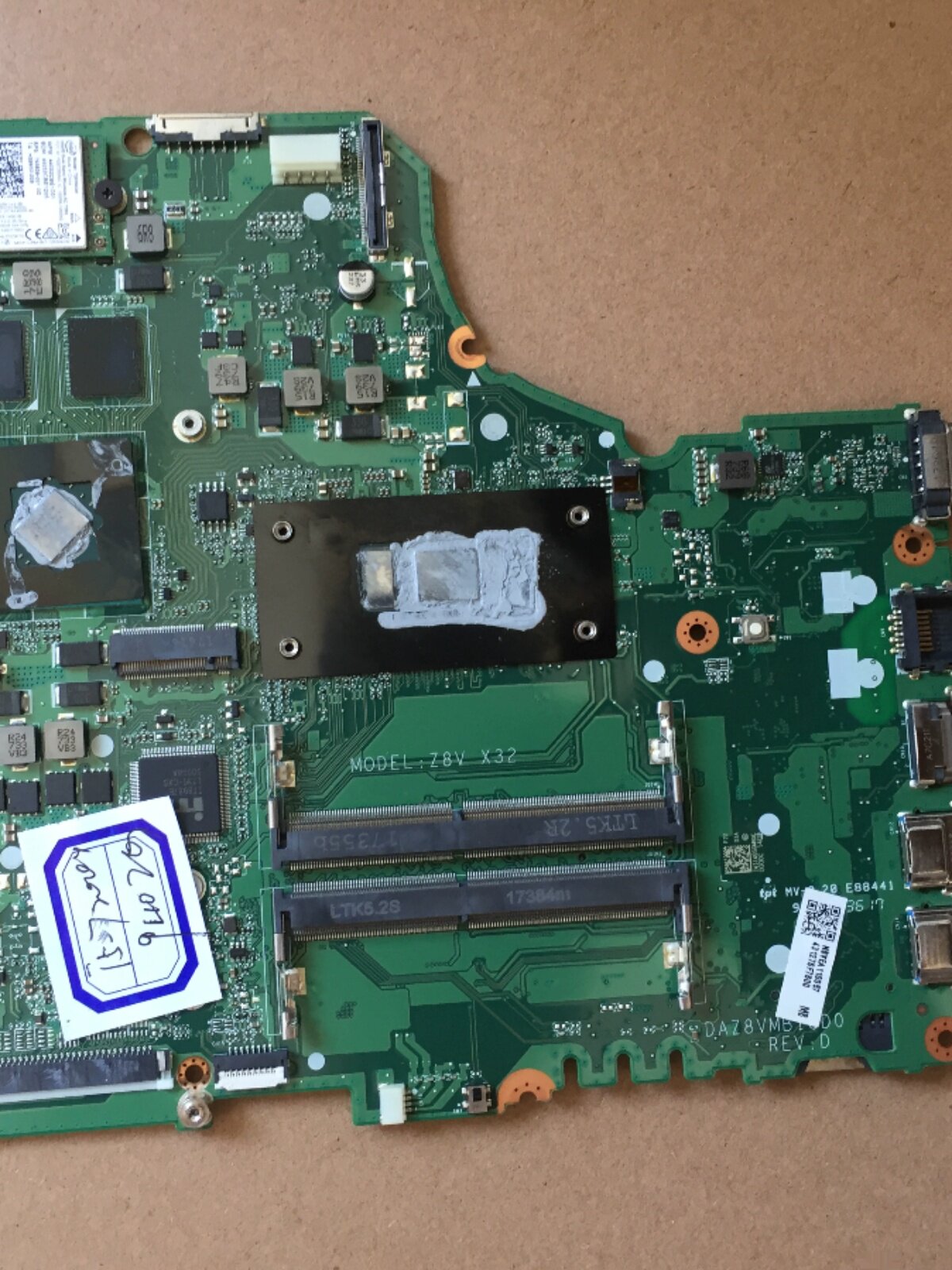 宏基p249 tx40-g2 k40-10 n16q1主板daz8vmb18d0 daz8vrmb8e0