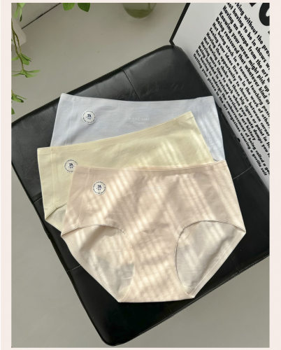 5条包邮 秋季新品莫兰迪色隐形无痕全棉无痕7A抑菌纯棉女士内裤