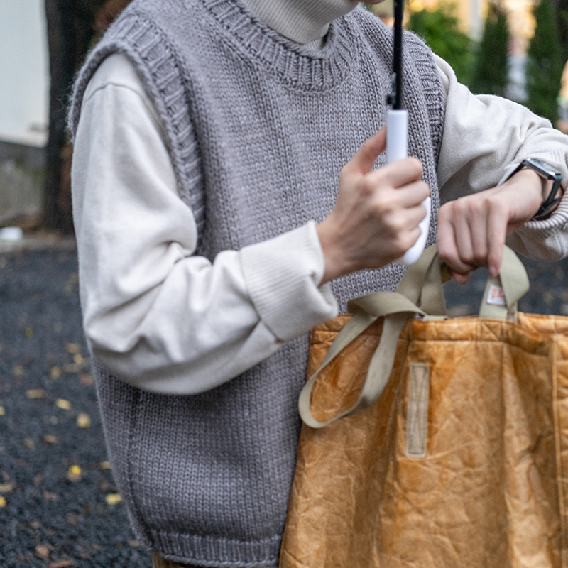 圆领叠穿针织马甲背心几立春秋