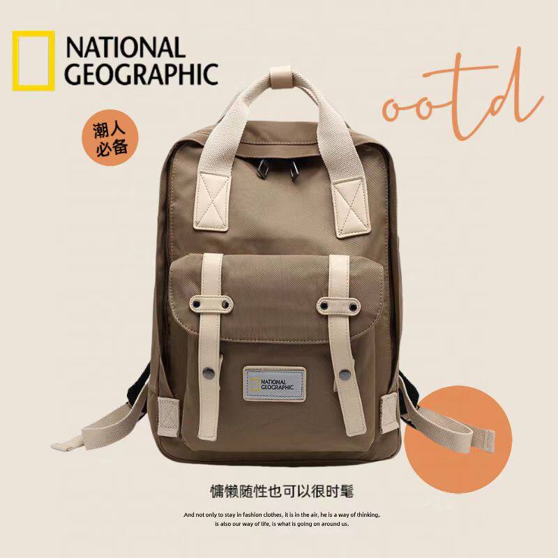 国家地理双肩包书包初高中学生图片