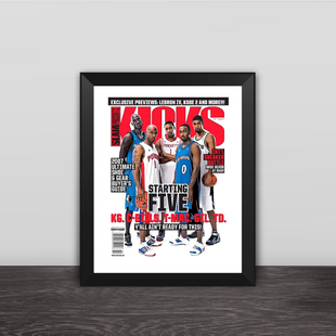 邓肯麦迪加内特无兄弟不球迷相框 篮球巨星照片墙 球迷礼物摆件